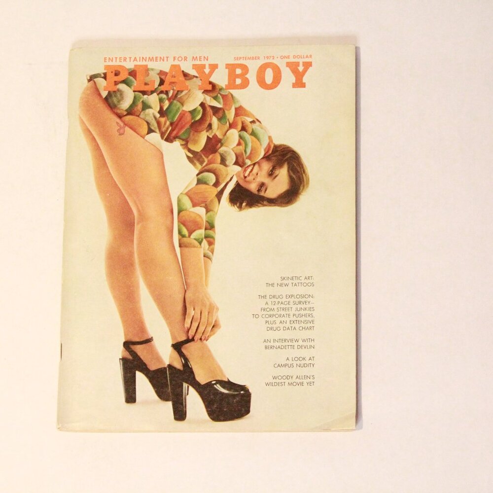 Vintage Art Playboy Memorabilia Home Decor Supermodel 70's